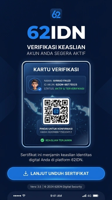Kanal Resmi 62idn untuk Pengguna Android