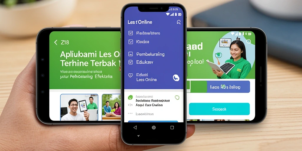 Antarmuka Z18 yang ramah pengguna untuk Les Online.